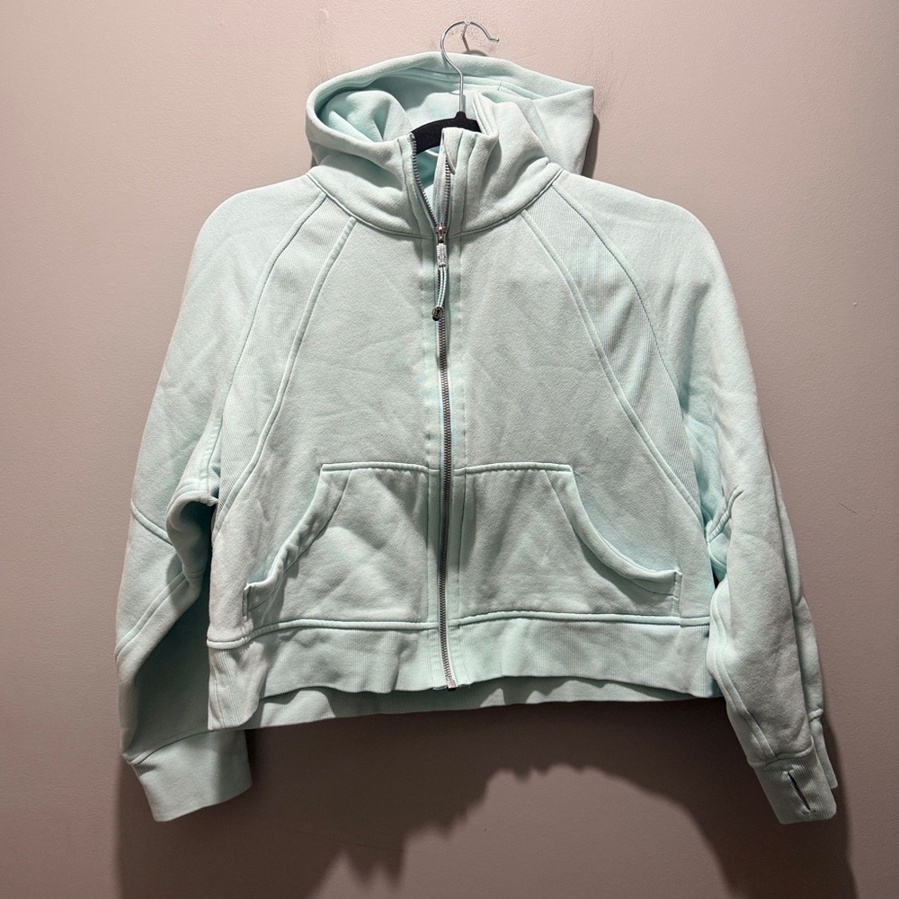Lululemon Scuba Oversized Full-Zip Hoodie -Sheer Blue - Picture 4 of 7